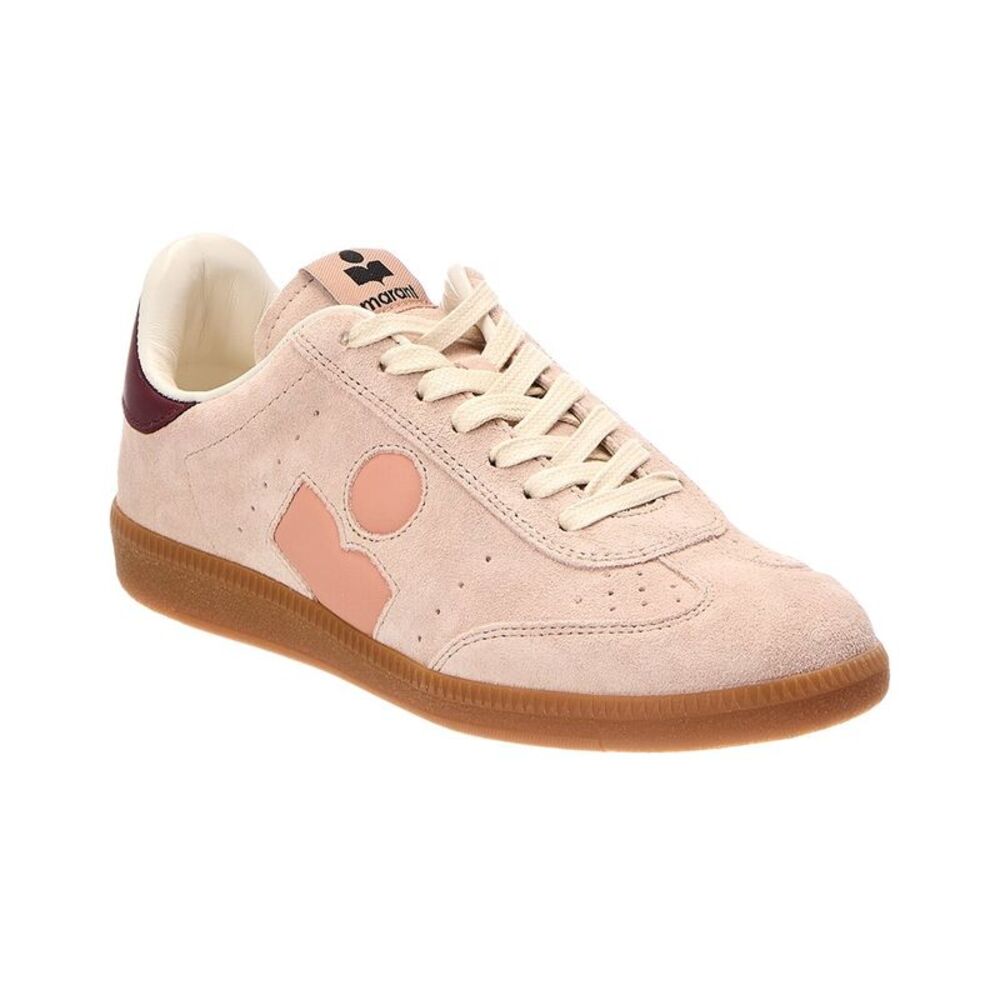 Isabel Marant Logo Suede Sneaker, Pink